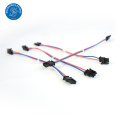 Conectores pretos personalizados ampères molex 6 pinos conector chicote de fios elétricos